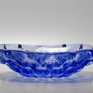 Ваза для фруктов Синий BOHEMIA TREASURY