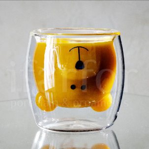Стакан с двойным стеклом Медвежонок DOUBLE WALL