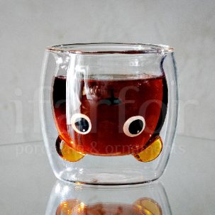 Стакан с двойным стеклом Хомяк DOUBLE WALL