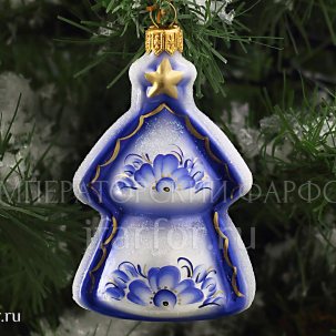 Елочная игрушка Елка Соло кобальт