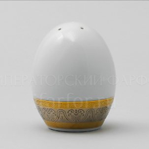 Солонка Широкий кант платина золото Опал 70 мм.