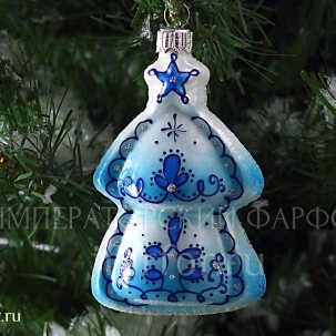 Елочная игрушка Елка Русские узоры