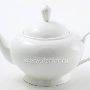 Чайник с крышкой Белый Галактика 1100 мл.