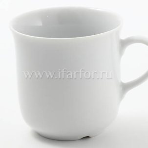 Чашка высокая Белый Олимпия 150 мл.