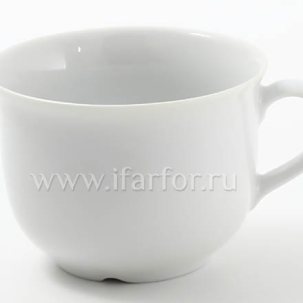 Чашка низкая Белый Олимпия 200 мл.