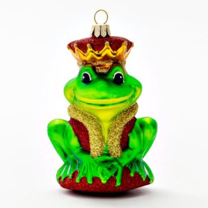 Елочная игрушка Царевна-лягушка 70 x 105 мм.