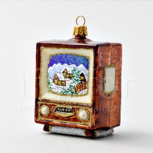 Елочная игрушка Ретро Техника. Телевизор