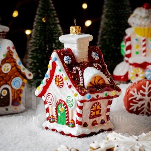Елочная игрушка Пряничный домик
