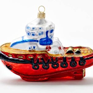 Елочная игрушка Буксир