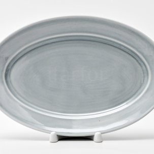 Блюдо овальное Акварель (темно-серый) Принц