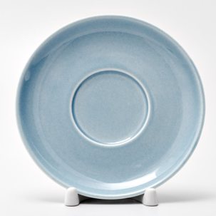 Блюдце Акварель (голубой) Принц