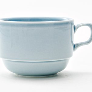 Чашка чайная Акварель (голубой) Браво