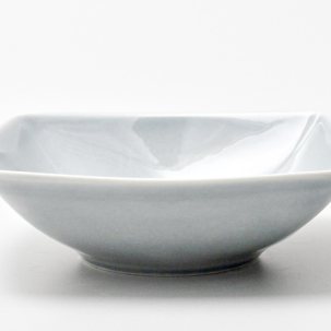 Салатник квадратный Акварель (светло-серый) Принц