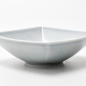 Салатник квадратный Акварель (светло-серый) Принц