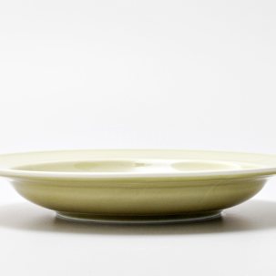 Тарелка глубокая Акварель (бежевый)