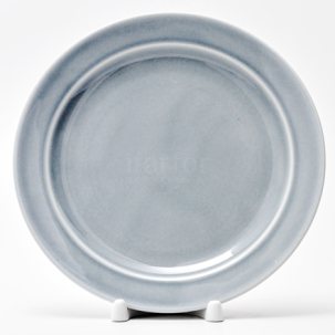 Тарелка мелкая Акварель (темно-серый)