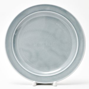 Тарелка мелкая Акварель (темно-серый)