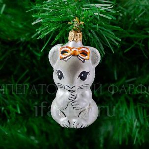 Елочная игрушка Мышка Сказка про Репку