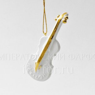 Елочная игрушка Скрипка Музыкальные инструменты. Скрипка