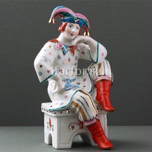 Скульптура Скоморох задумчивый