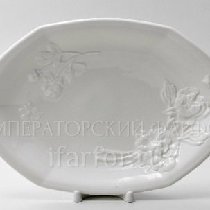 Блюдо второй сорт Цветочный рельеф