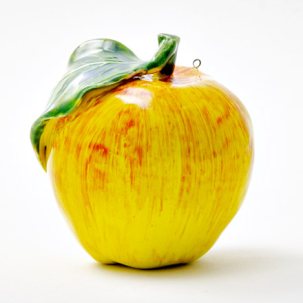 Скульптура Яблоко малое Оранжевое