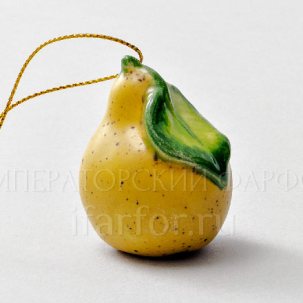 Елочная игрушка Груша мини