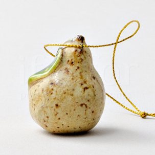 Елочная игрушка Груша мини 1