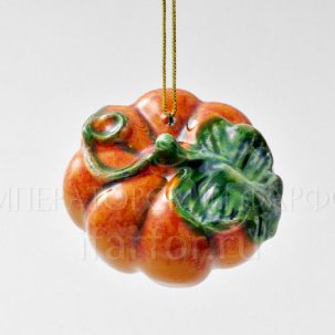 Елочная игрушка Тыква мини