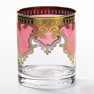 Набор стаканов для виски Шёлк красный 6/6 Krosno