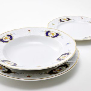 Набор тарелок столовый Бернадотт Синий глаз 6/18 Бернадотт