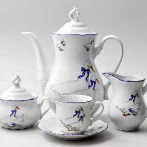 Сервиз кофейный Констанция Гуси 6/17 Констанция