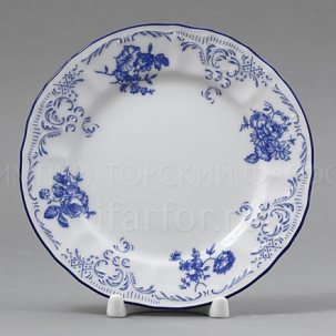 Тарелка десертная Бернадотт Синие розы
