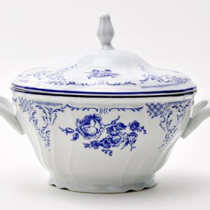 Супница Бернадотт Синие розы Бернадотт