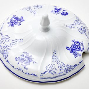 Крышка к супнице Бернадотт Синие розы Бернадотт