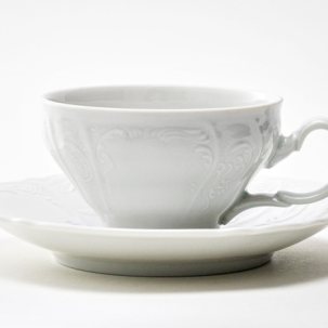 Чашка с блюдцем чайная Бернадотт Недекорированный 1/2 Бернадотт