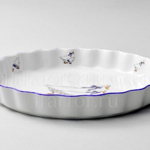 Форма для запекания круглая Гуси Круглая