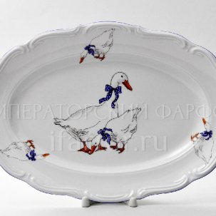 Блюдо овальное Констанция Гуси Констанция