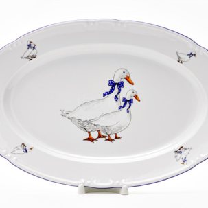 Блюдо овальное Констанция Гуси Констанция