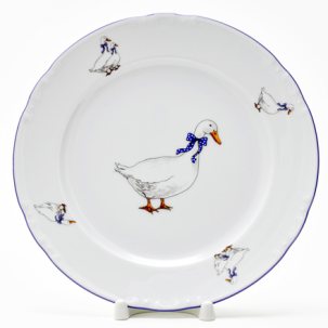 Тарелка мелкая Констанция Гуси