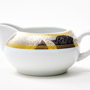 Соусник с подставкой Констанция Отводка золото 1/2 Констанция