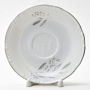 Блюдце чайное Серебряные колосья Констанция
