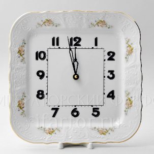 Часы квадратные Бернадотт Зеленый цветок Бернадотт