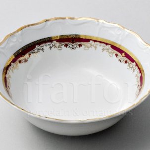 Салатник Красная лилия Мария Луиза 190 мм.