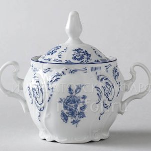 Сахарница Бернадотт Синие розы Бернадотт