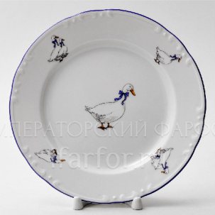 Тарелка десертная Констанция Гуси