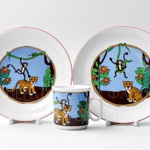 Комплект детский в подарочной коробке Джунгли 1/3 THUN