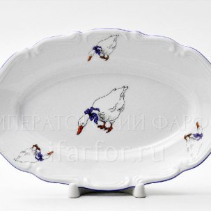 Блюдо овальное Гуси Repast