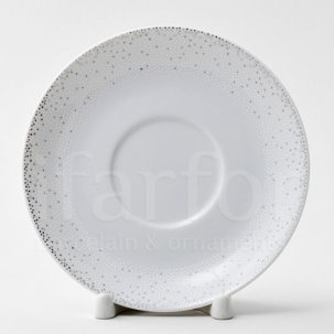 Блюдце чайное Бисер серебристый Repast