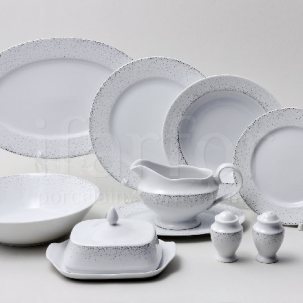 Сервиз столовый Бисер серебристый 6/25 Repast